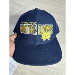VTG Notre Dame Fighting Irish hat Snap Back Sports Specialties 90s Wool Acrylic